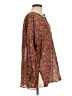 J.Crew 100% Cotton Brown 3/4 Sleeve Blouse Size L - photo 4