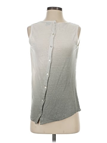 Ecru Sleeveless T-Shirt (view 1)