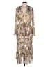 Halogen Tan Cocktail Dress Size L - photo 1