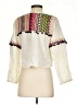Saylor 100% Cotton Ivory 3/4 Sleeve Blouse Size S - photo 2