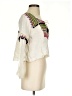 Saylor 100% Cotton Ivory 3/4 Sleeve Blouse Size S - photo 4
