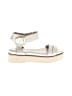 Attilio Giusti Leombruni Silver Gold Sandals Size EU (IT) 37 / US 7 - photo 1