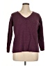 Staccato Burgundy Pullover Sweater Size 1X - photo 1
