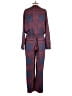 Scotch & Soda 100% Polyester Argyle Blue Jumpsuit Size Med (2) - photo 2