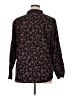 Chaps 100% Cotton Floral Black Long Sleeve Button-Down Shirt Size 1X - photo 2