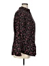 Chaps 100% Cotton Floral Black Long Sleeve Button-Down Shirt Size 1X - photo 4