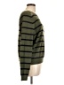 Vince. Stripes Green Wool Pullover Sweater Size L - photo 4