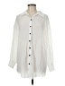 Unbranded 100% Polyester Ivory Long Sleeve Blouse Size 6 - photo 1