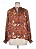 Pinch 100% Polyester Brown Long Sleeve Blouse Size XL - photo 1