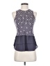 Ann Taylor LOFT 100% Polyester Blue Sleeveless Blouse Size XS - photo 1