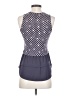 Ann Taylor LOFT 100% Polyester Blue Sleeveless Blouse Size XS - photo 2
