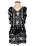 Bailey Blue 100% Rayon Paisley Black Romper Size S - photo 1