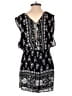 Bailey Blue 100% Rayon Paisley Black Romper Size S - photo 2