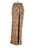 Unbranded 100% Polyester Animal Print Brown Casual Pants Size M - photo 1