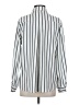 Assorted Brands Stripes Silver Long Sleeve Blouse Size S - photo 2