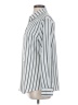Assorted Brands Stripes Silver Long Sleeve Blouse Size S - photo 5