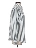 Assorted Brands Stripes Silver Long Sleeve Blouse Size S - photo 4