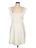 BCBG Paris Solid Ivory Cocktail Dress Size L - photo 1