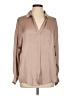 Lush Tan Long Sleeve Blouse Size L - photo 1