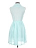 H&M 100% Polyester Teal Sleeveless Blouse Size 2 - photo 2