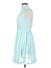 H&M 100% Polyester Teal Sleeveless Blouse Size 2 - photo 5