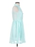 H&M 100% Polyester Teal Sleeveless Blouse Size 2 - photo 4