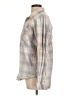 NSF 100% Cotton Plaid Gray Long Sleeve Button-Down Shirt Size L - photo 5