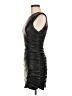 Zara 100% Polyurethane Black Cocktail Dress Size M - photo 5