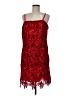 Cache 100% Polyester Red Cocktail Dress Size M - photo 1