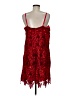 Cache 100% Polyester Red Cocktail Dress Size M - photo 2