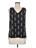 Sweet Rain 100% Polyester Black Sleeveless Blouse Size M - photo 1