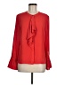 Eva Longoria 100% Polyester Red Long Sleeve Blouse Size M - photo 1