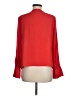 Eva Longoria 100% Polyester Red Long Sleeve Blouse Size M - photo 2