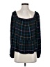 Ann Taylor LOFT Blue Long Sleeve Blouse Size S - photo 1