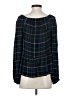 Ann Taylor LOFT Blue Long Sleeve Blouse Size S - photo 2