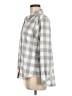Vineyard Vines Performance 100% Polyester Checkered-gingham Gray Long Sleeve Blouse Size 8 - photo 5