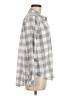Vineyard Vines Performance 100% Polyester Checkered-gingham Gray Long Sleeve Blouse Size 8 - photo 4