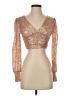 Amisu Gold Long Sleeve Top Size XS - photo 1