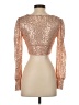 Amisu Gold Long Sleeve Top Size XS - photo 2