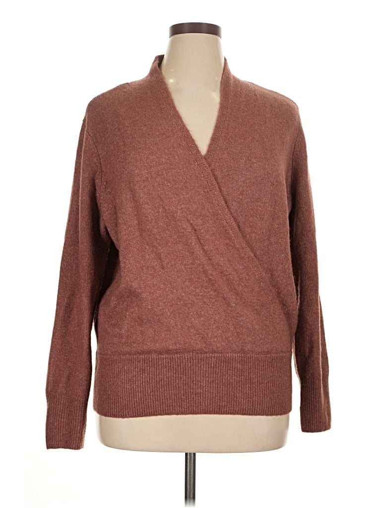 Pre-owned 1.state Cardigan Sweater In Brown