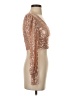 Amisu Gold Long Sleeve Top Size XS - photo 4