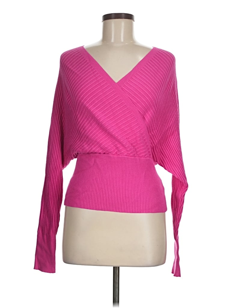 Pre-owned Eesome Cardigan Sweater In Pink