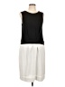 BCBGMAXAZRIA 100% Polyester Color Block Black Casual Dress Size L - photo 1