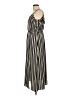 One Clothing 100% Polyester Stripes Black Casual Dress Size L - photo 5