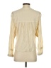 MNG Ivory Long Sleeve Blouse Size 4 - photo 2