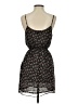 XXI 100% Polyester Floral Black Casual Dress Size S - photo 2