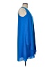 Muse Solid Blue Casual Dress Size 10 - photo 4