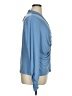 Doncaster Collection Blue Long Sleeve Blouse Size XL - photo 4