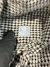 Unbranded Houndstooth Gray Long Sleeve Blouse Size M (estimated) - photo 7