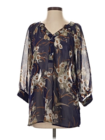 Olivia Moon 3/4 Sleeve Blouse (view 1)